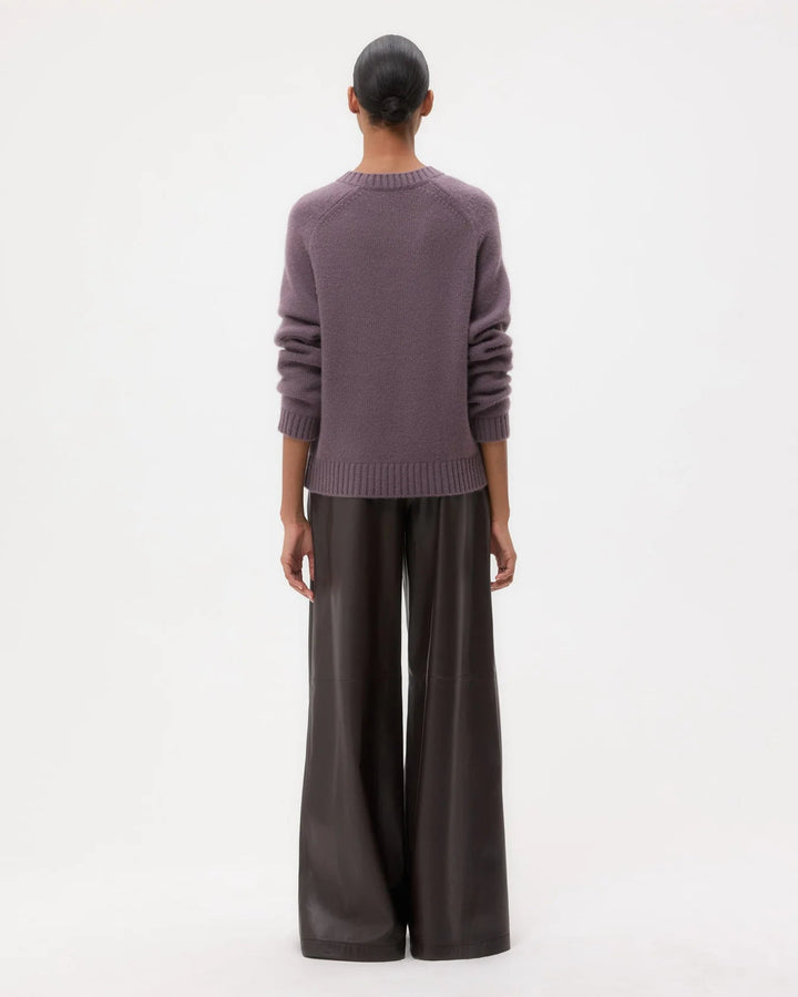 TWP - Smoked Lavender New Jill Cashmere Crewneck - Kalifornia Jean Bar