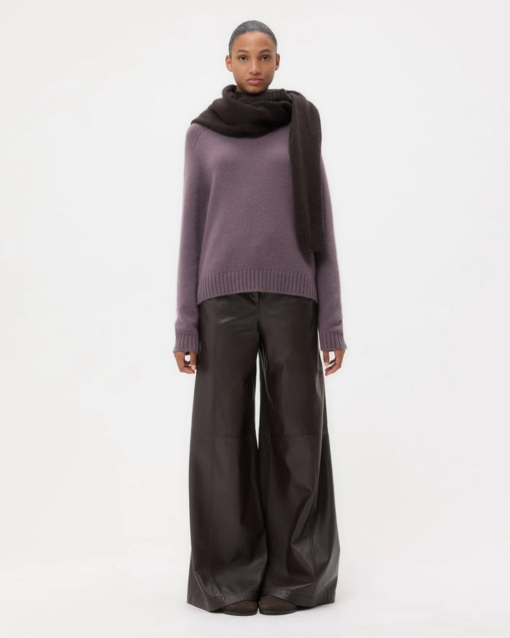 TWP - Smoked Lavender New Jill Cashmere Crewneck - Kalifornia Jean Bar