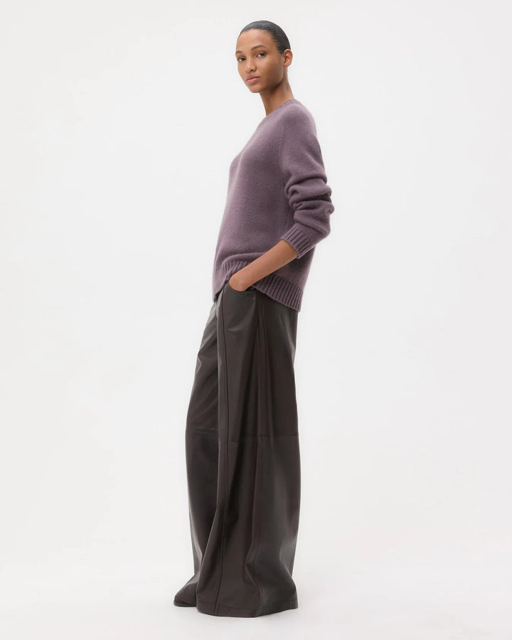 TWP - Smoked Lavender New Jill Cashmere Crewneck - Kalifornia Jean Bar