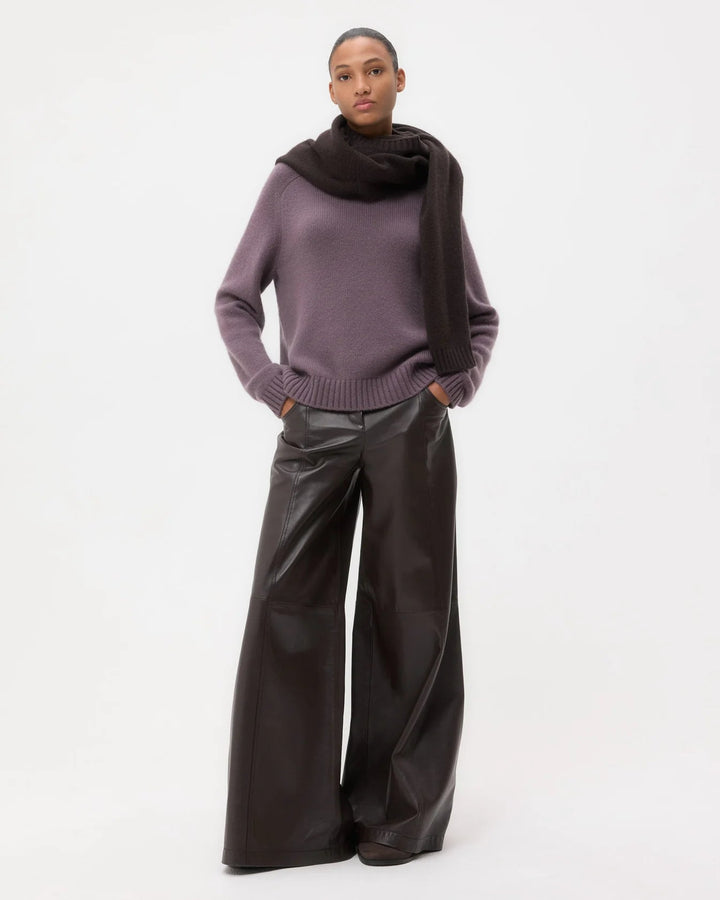 TWP - Smoked Lavender New Jill Cashmere Crewneck - Kalifornia Jean Bar
