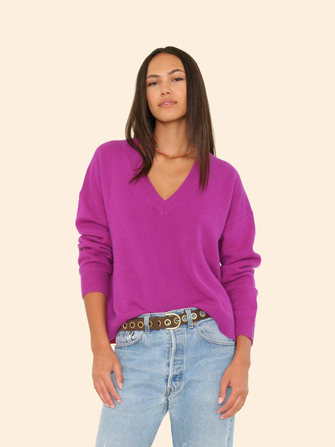 Xirena - Electric Violet Jodie Sweater - Kalifornia Jean Bar