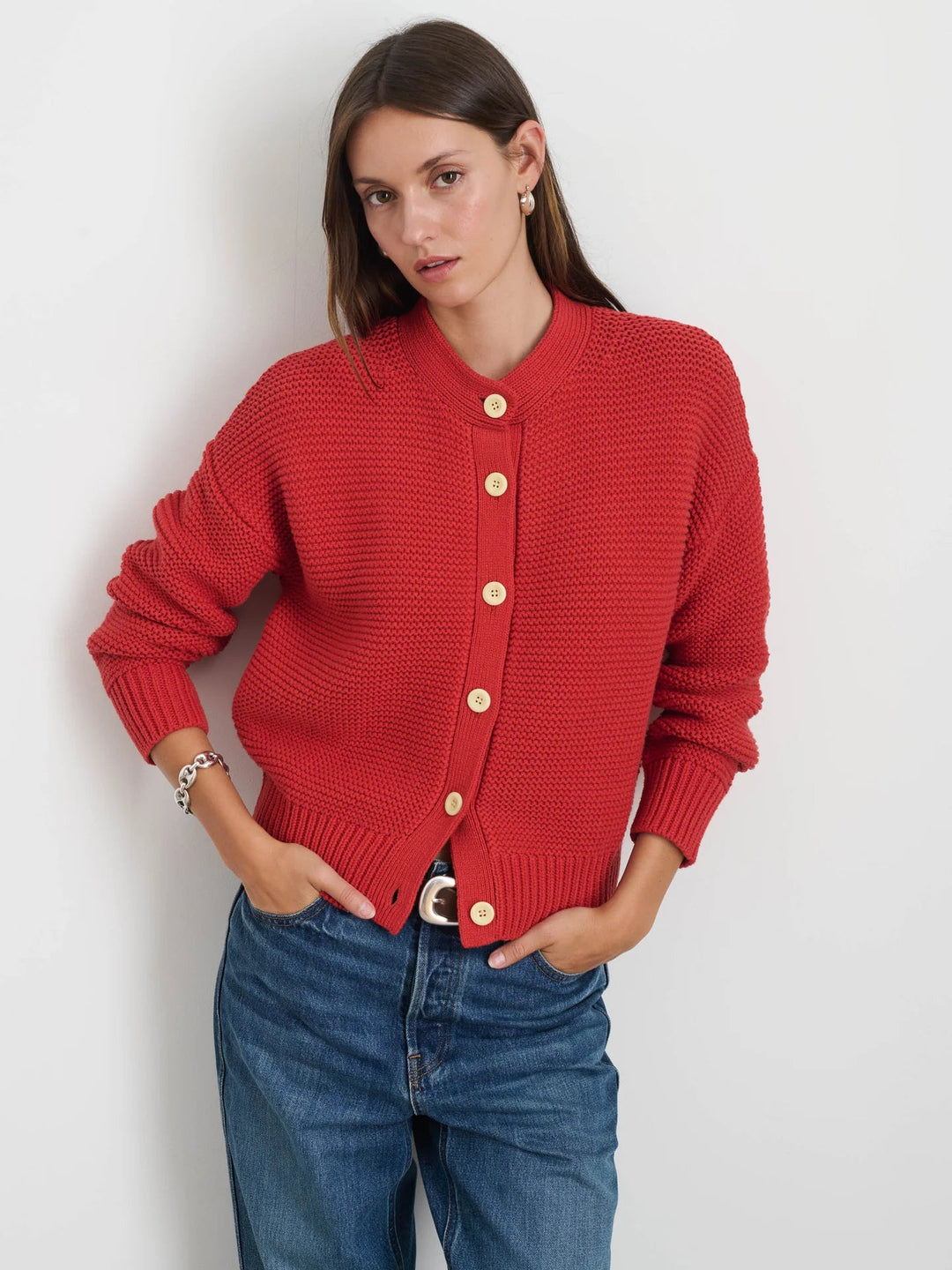 "The Perfect Cardigan" - The Nico Cardigan in Cotton by Alex Mill - Kalifornia Jean Bar