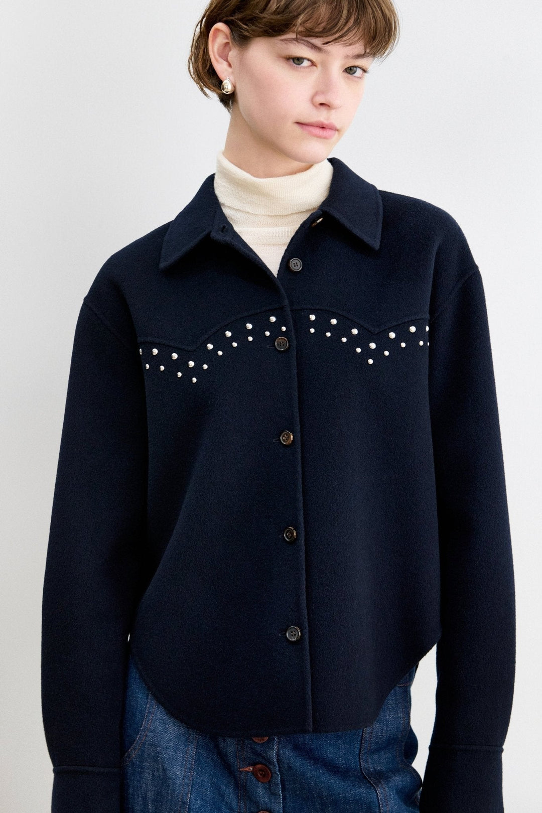 Rachel Comey - Midnight Knox Overshirt - Kalifornia Jean Bar