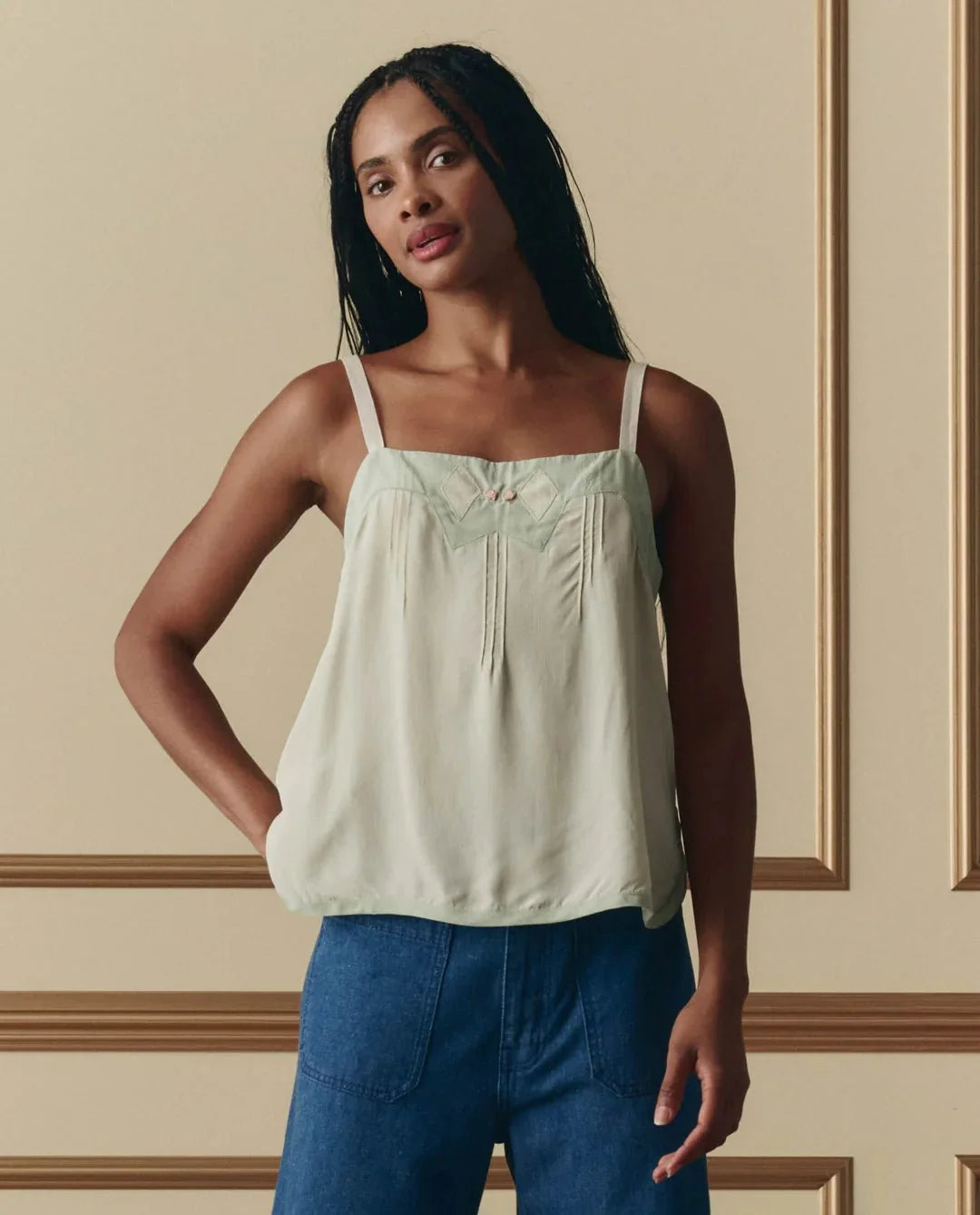 The Great - Sonata Top in Mist - Kalifornia Jean Bar