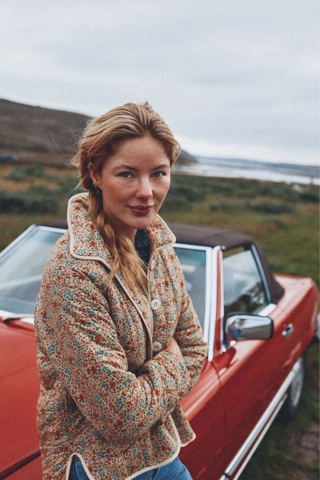 Trovata - Ginny Quilted Jacket in Gardenette - Kalifornia Jean Bar