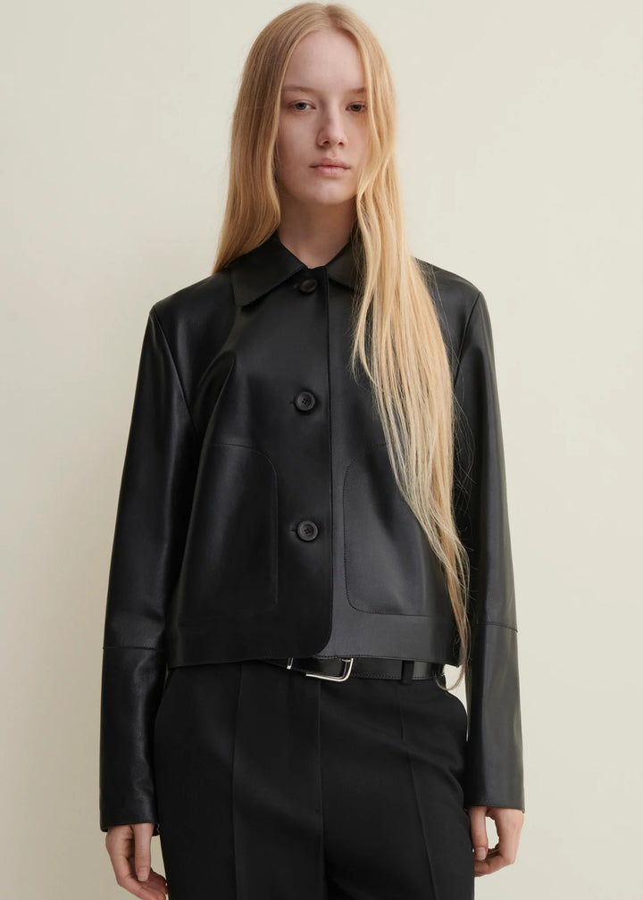 Arma - Emy Black Classic Leather Jacket