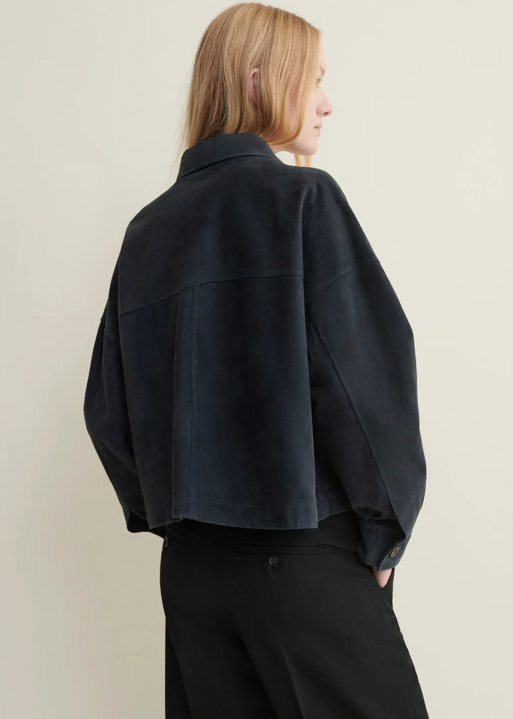 Arma - Miri Suede Jacket Dark Navy