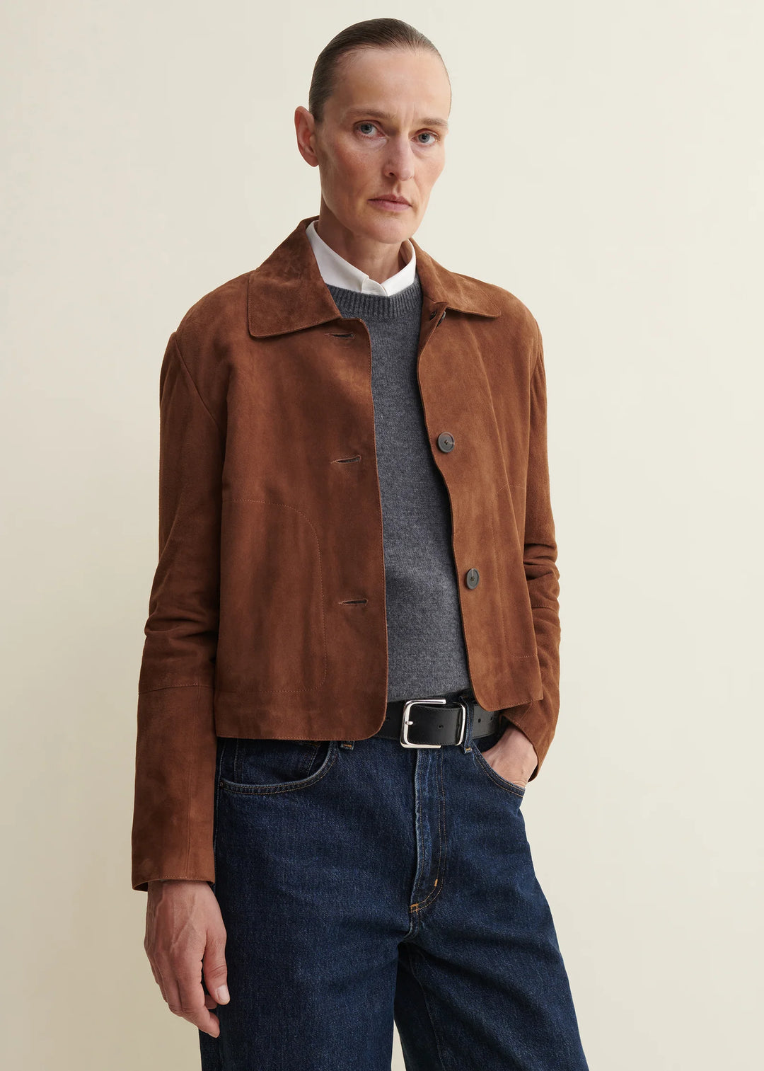 ARMA - Emy Saddle Suede Classic Jacket