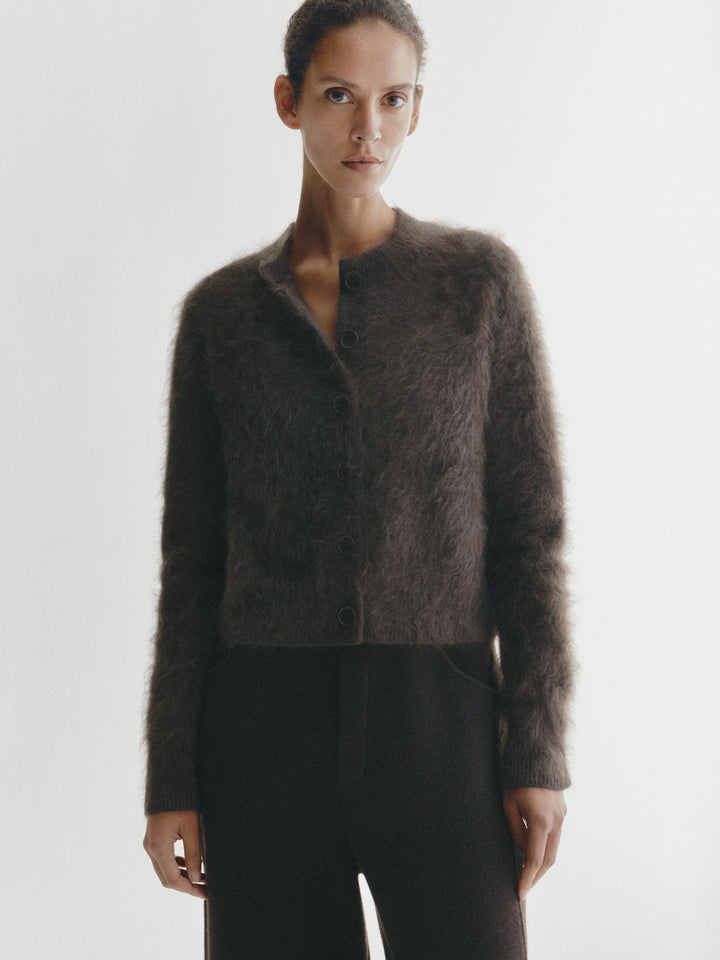 Lisa Yang - Azalea Cardigan in Wood Brushed