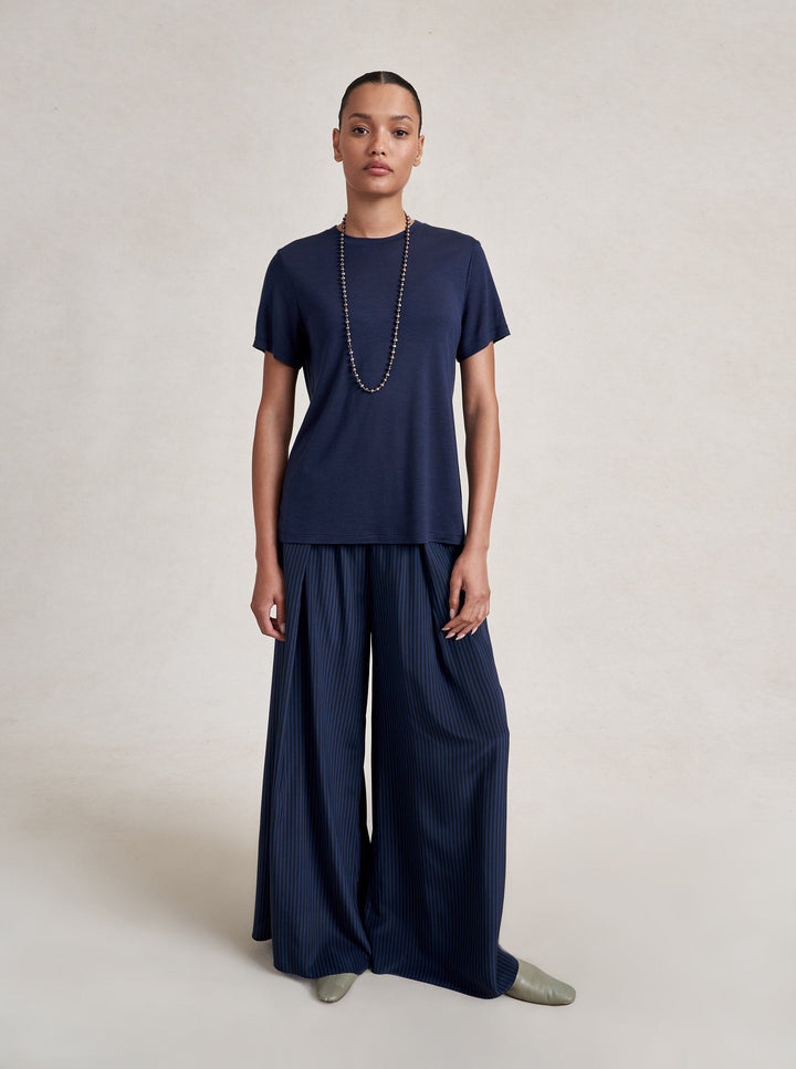 La Ligne - Mercer Tee in Navy