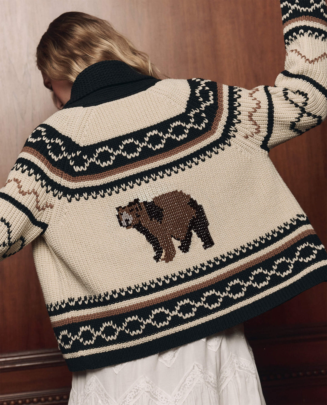 The Great - The Bear Lodge Cardigan in Black