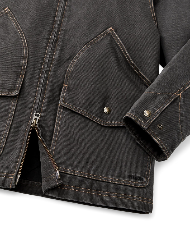 Filson - Women's Black Denim Insulated Outfitter Coat