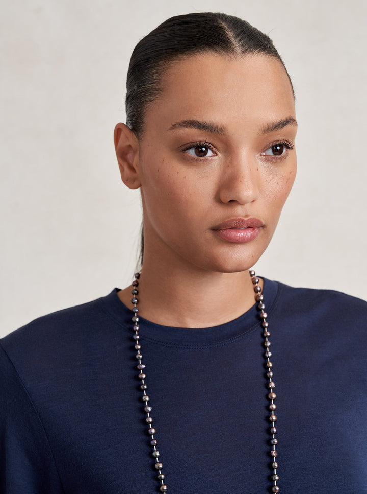 La Ligne - Mercer Tee in Navy