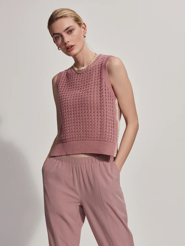 Varley - Delaney Knit Vest in Woodrose