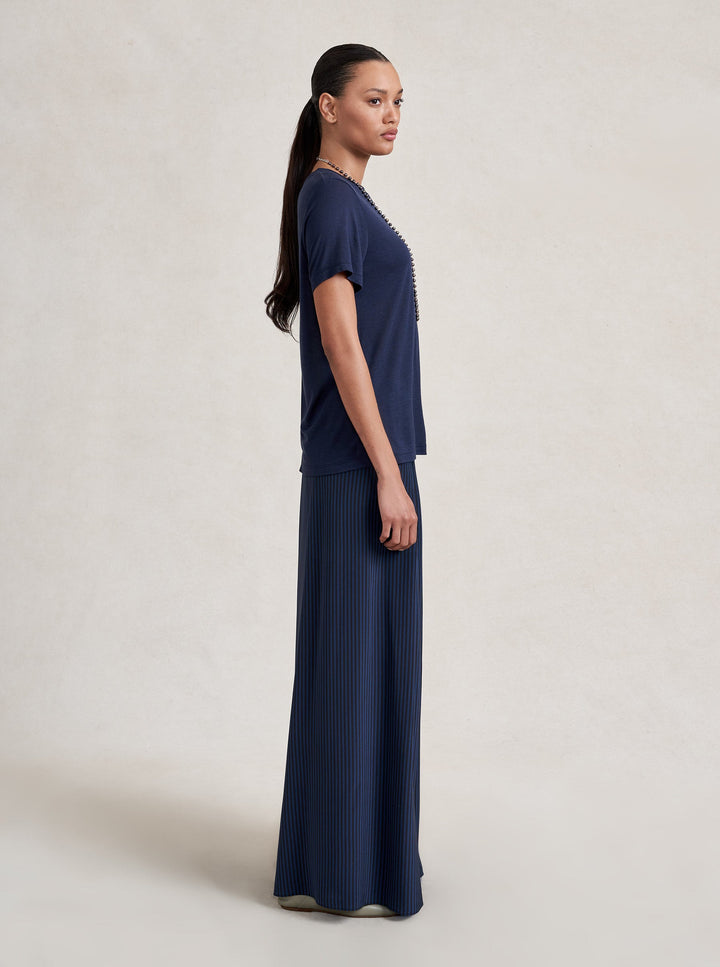 La Ligne - Mercer Tee in Navy