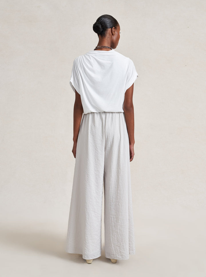 La Ligne - Jersey Milla Top in White