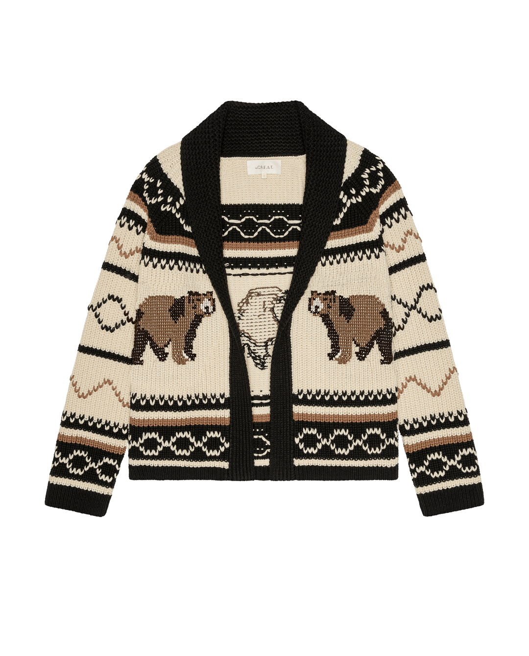 The Great - The Bear Lodge Cardigan in Black