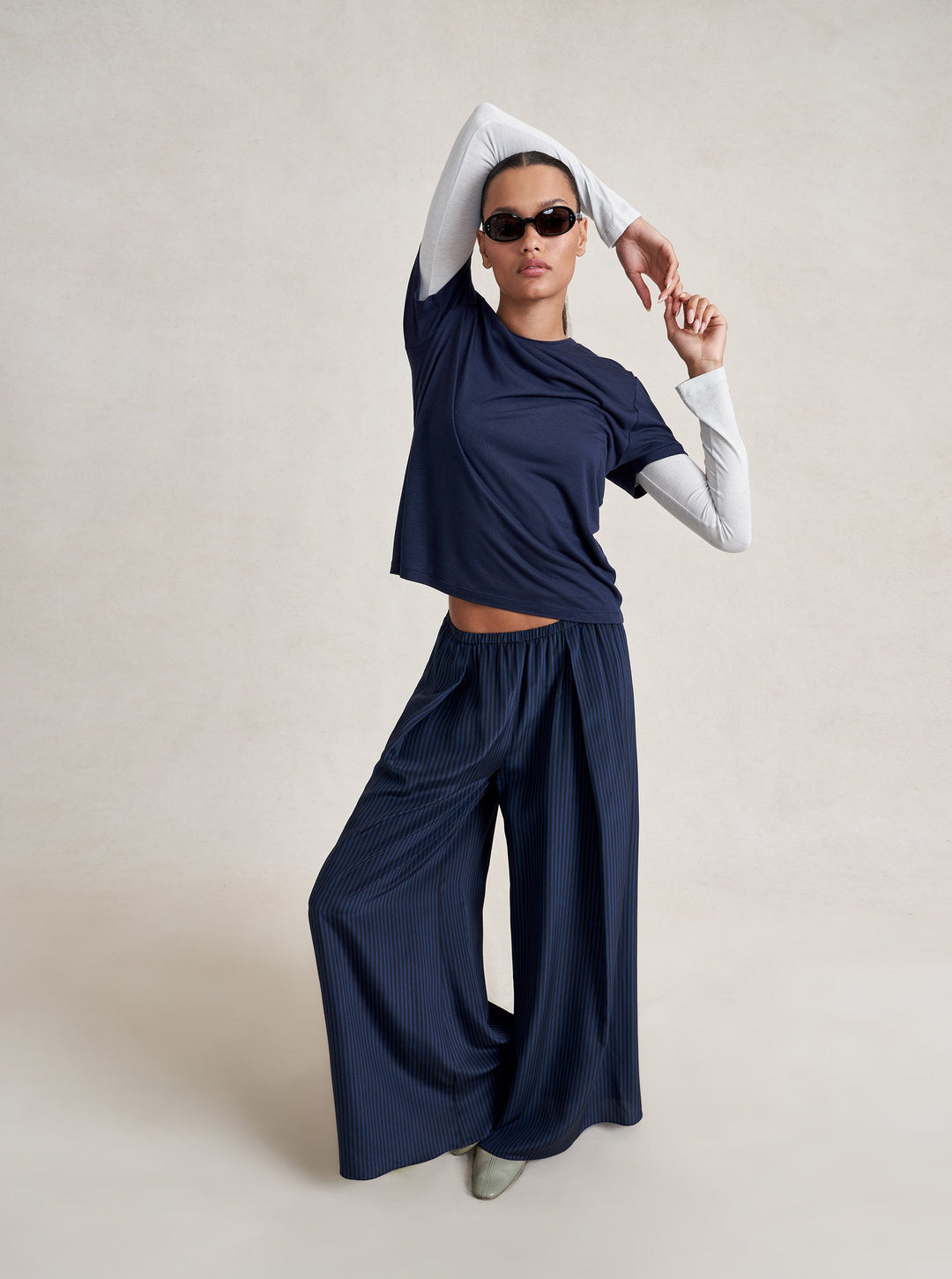La Ligne - Mercer Tee in Navy