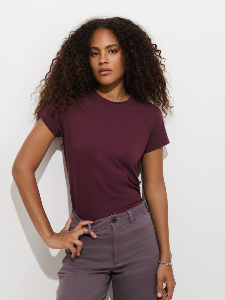 Alex Mill - Prospect Tee in Plum