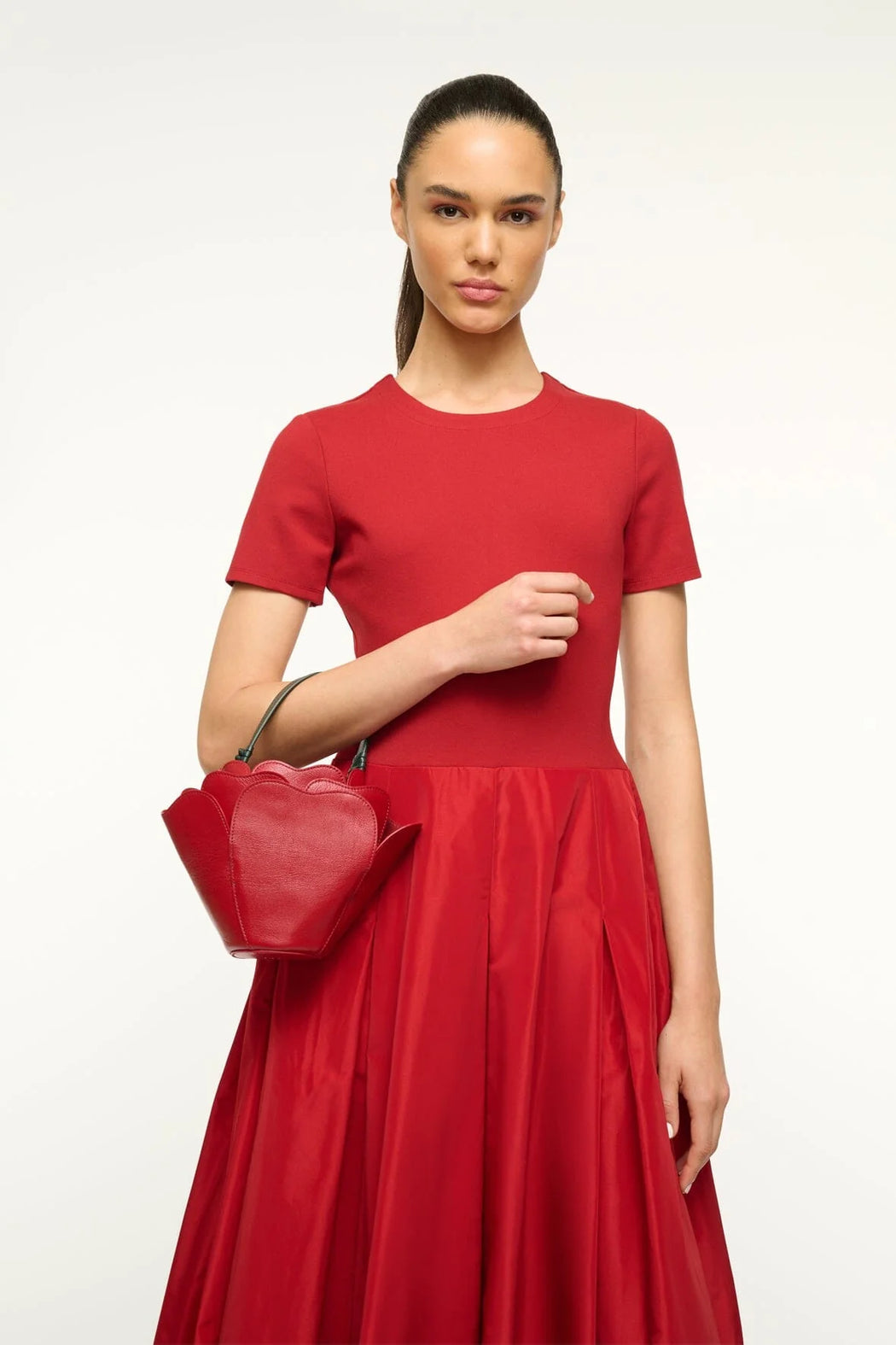 Staud- Juliet Bag In Rouge