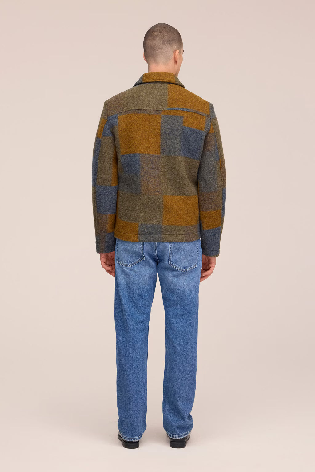 NN. 07 - Gael Jacket in Wool Brown Check