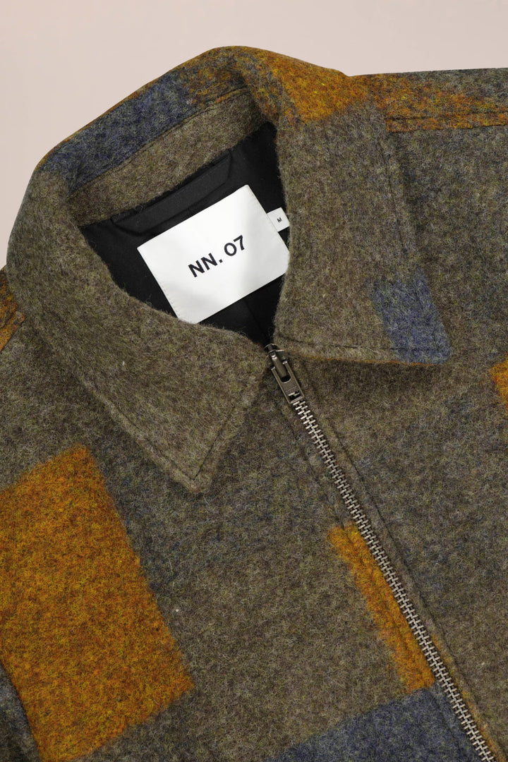 NN. 07 - Gael Jacket in Wool Brown Check