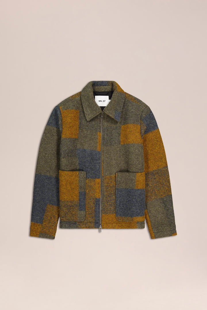 NN. 07 - Gael Jacket in Wool Brown Check