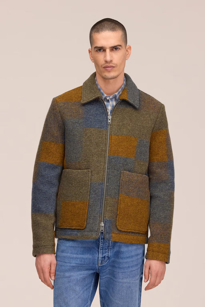 NN. 07 - Gael Jacket in Wool Brown Check