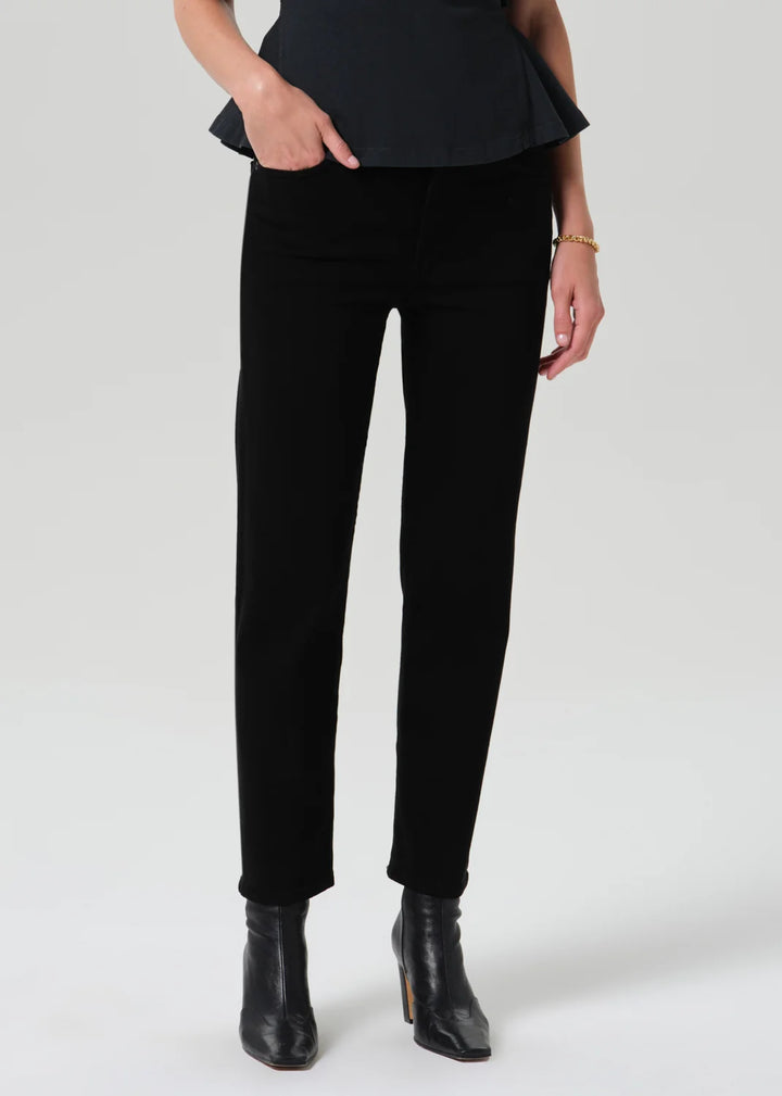 Citizens of Humanity - Plush Black Caia Straight Leg Jean