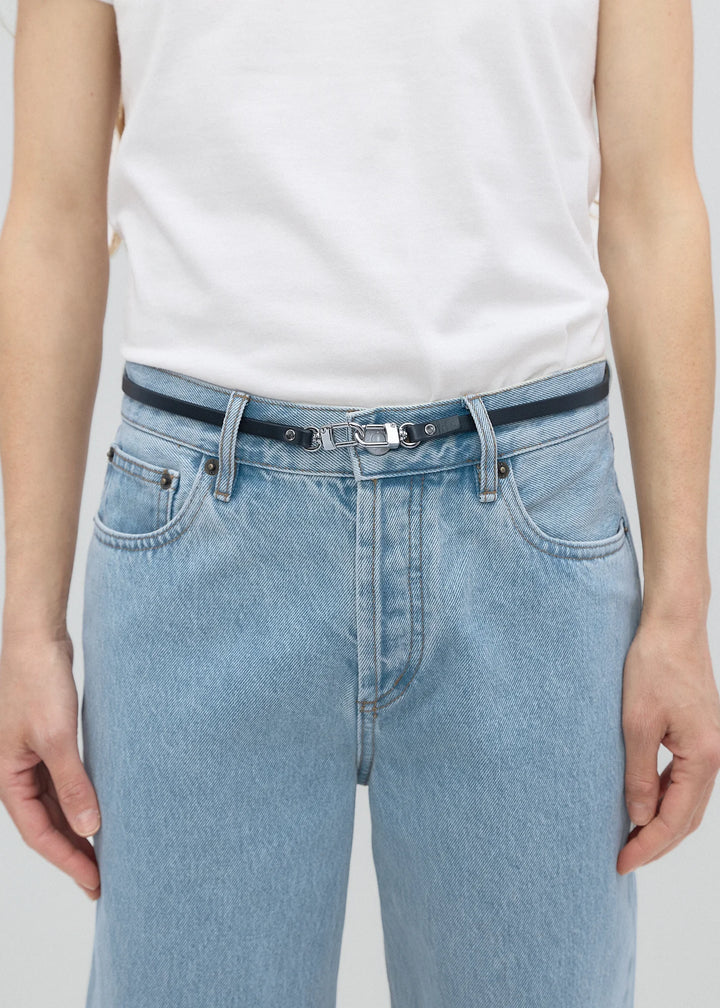 Still Here - Slim Clip Belt Black