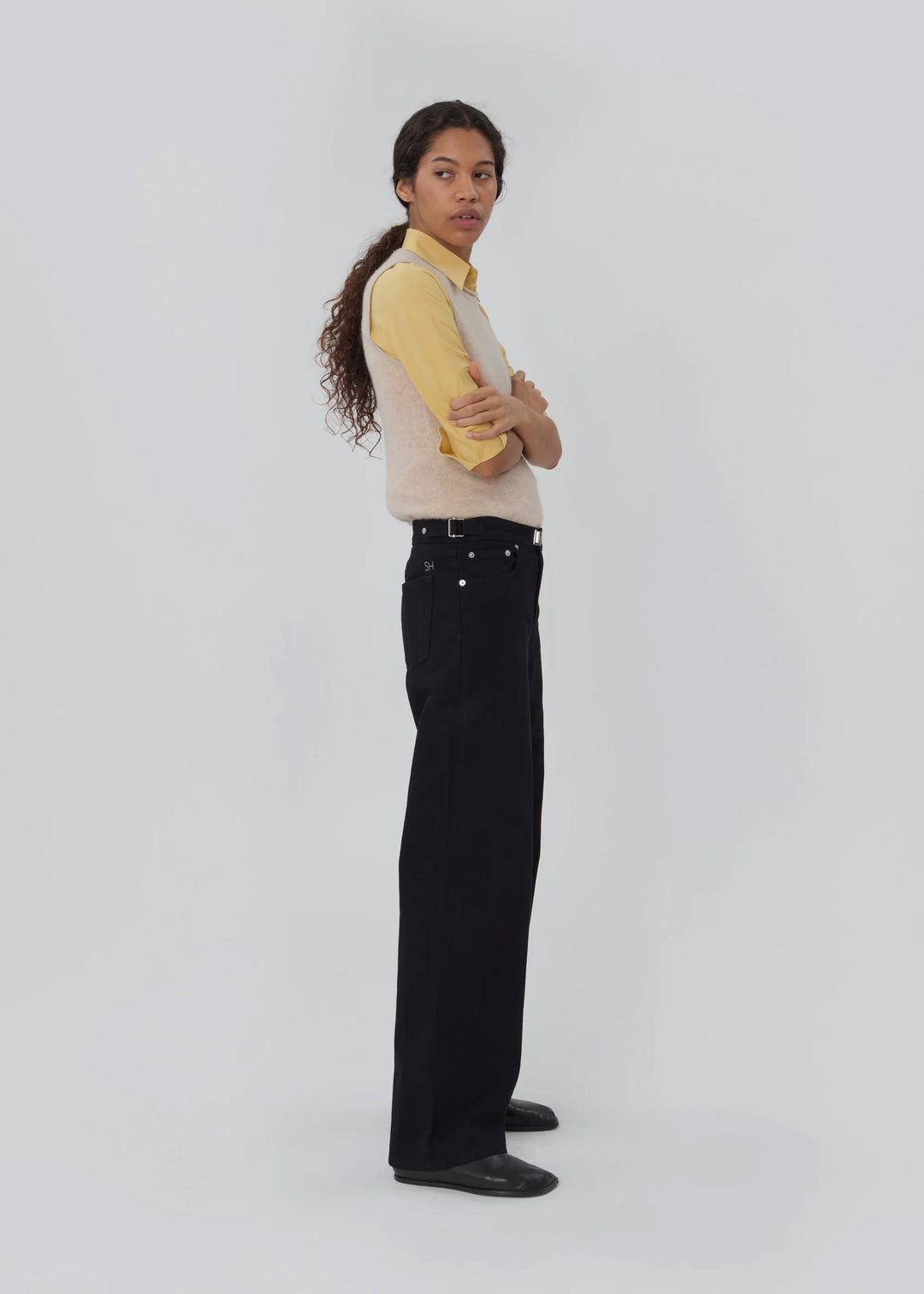 Still Here - Buckle Jean in Black