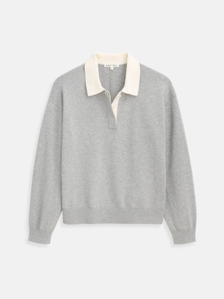 Alex Mill - Bond St. Polo Grey Flannel