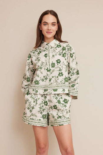 Cara Cara - Erica Shirt in Meadow Mist Mint Green