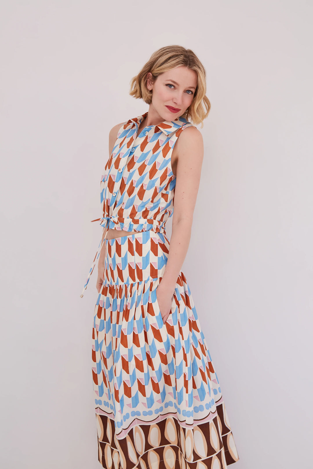 Cara Cara - Hannah Top Talavera Tile Ivory