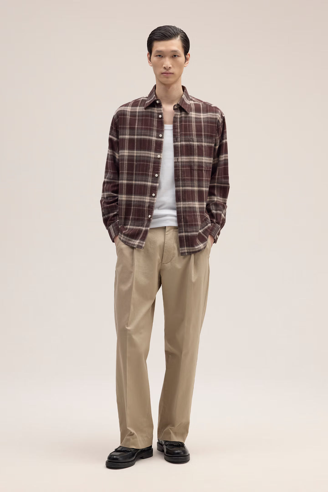 NN. 07 - Deon Flannel Dusky Port