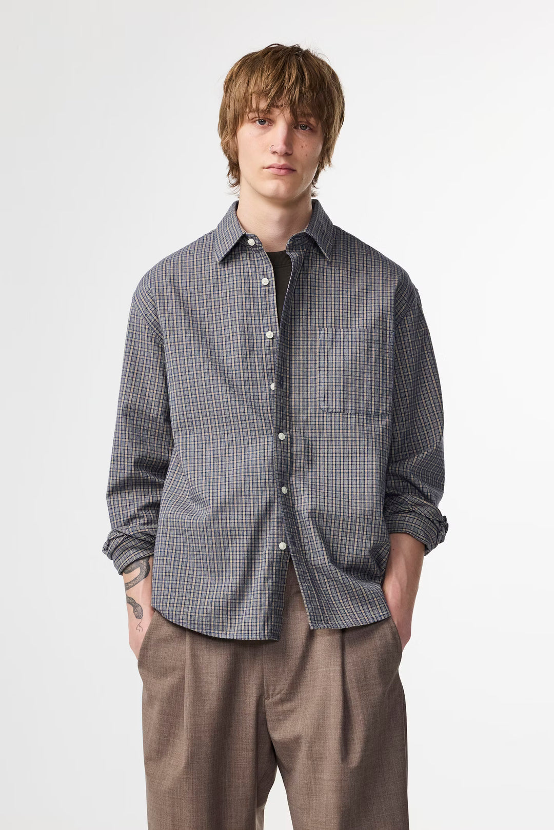 NN. 07 - Deon Flannel in Indigo Check