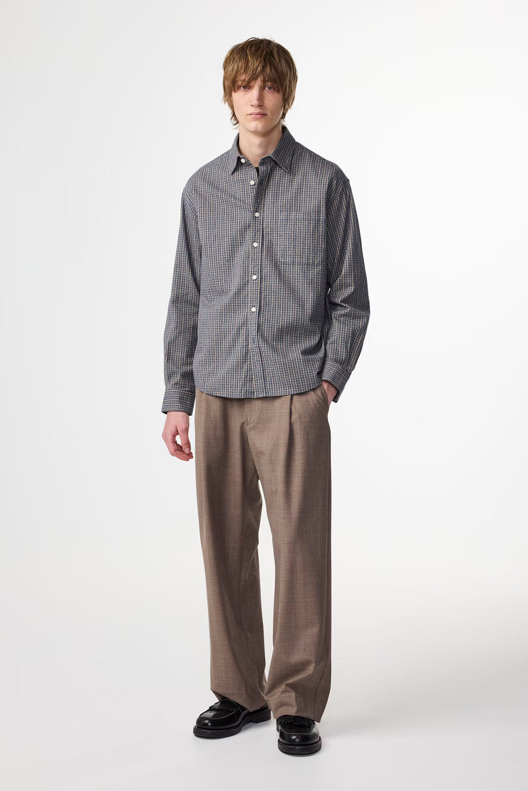 NN. 07 - Deon Flannel in Indigo Check