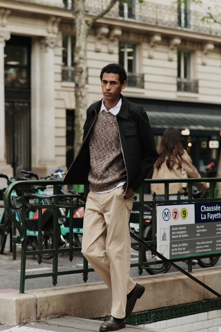 NN. 07 - Jacobo Boucle Sweater in Demitasse