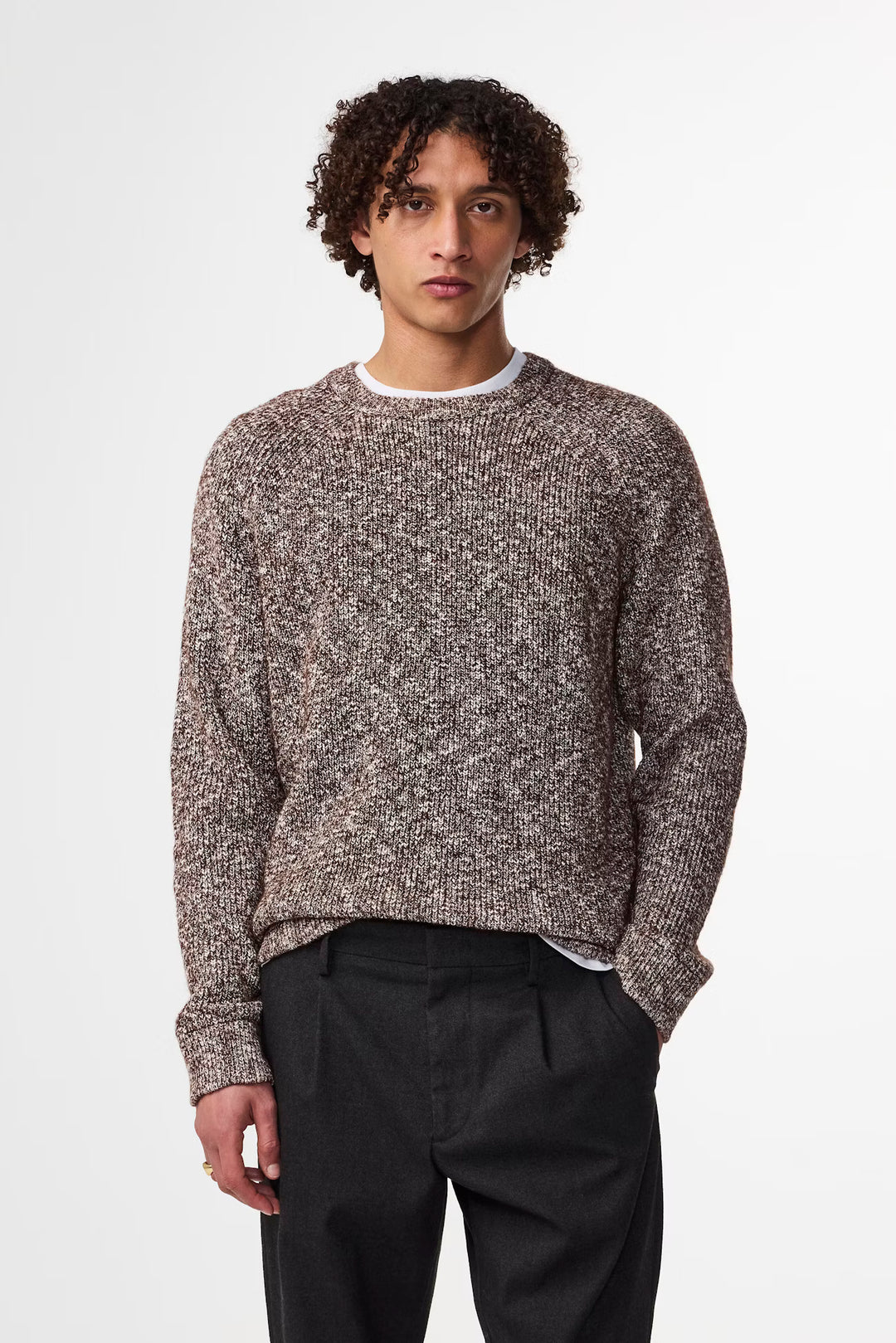 NN. 07 - Jacobo Boucle Sweater in Demitasse