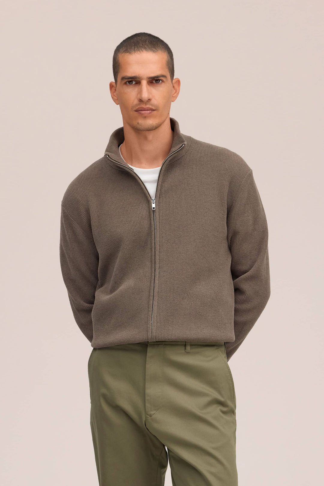 NN. 07 - Danny Full Zip in Mable Husk - Kalifornia Jean Bar