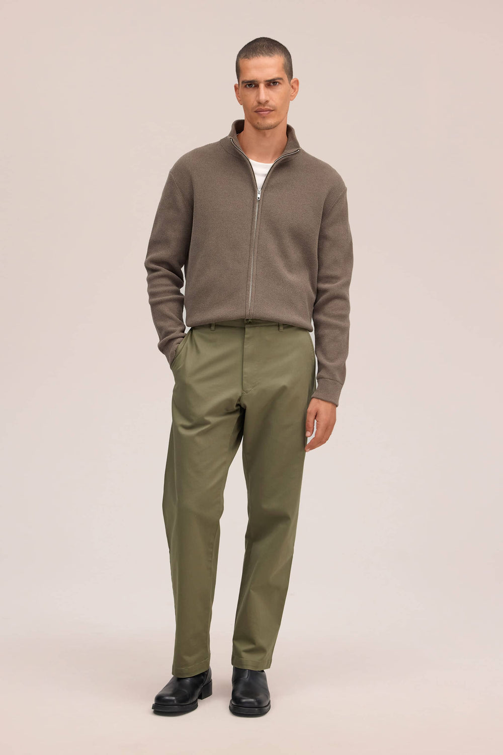 NN. 07 - Danny Full Zip in Mable Husk - Kalifornia Jean Bar