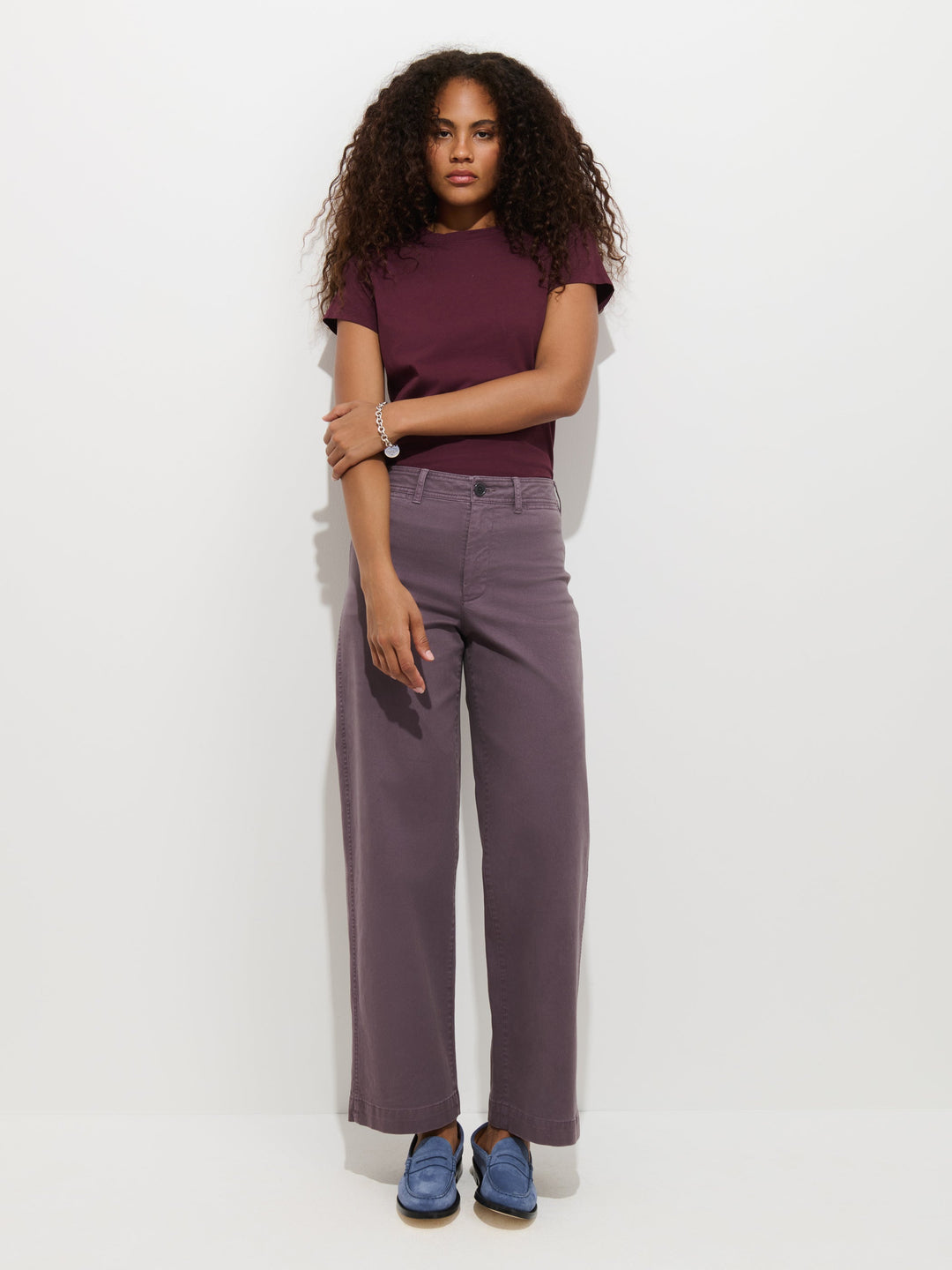 Alex Mill - Prospect Tee in Plum
