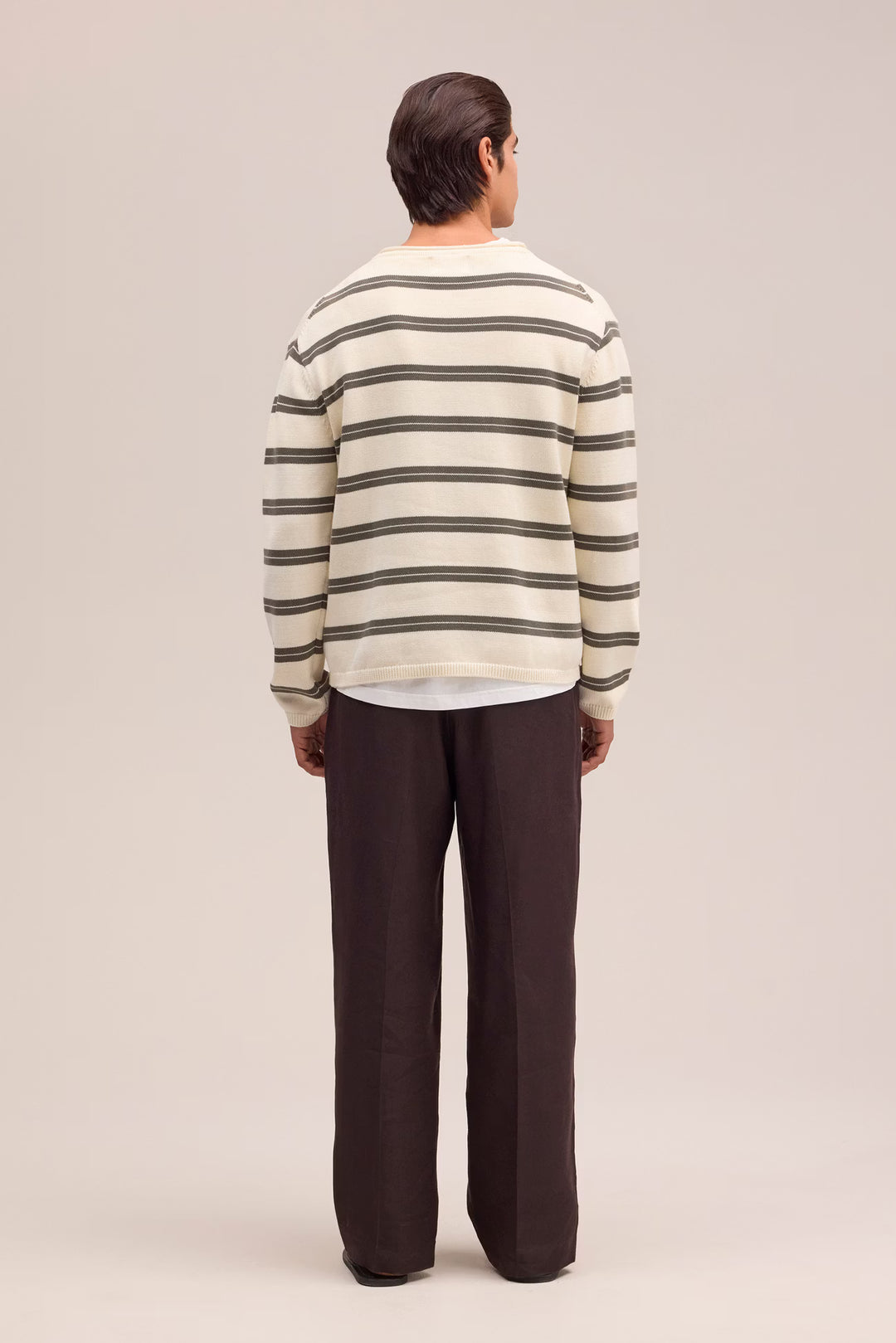 NN. 07- Sailor Crew Sweater Ivory Stripe