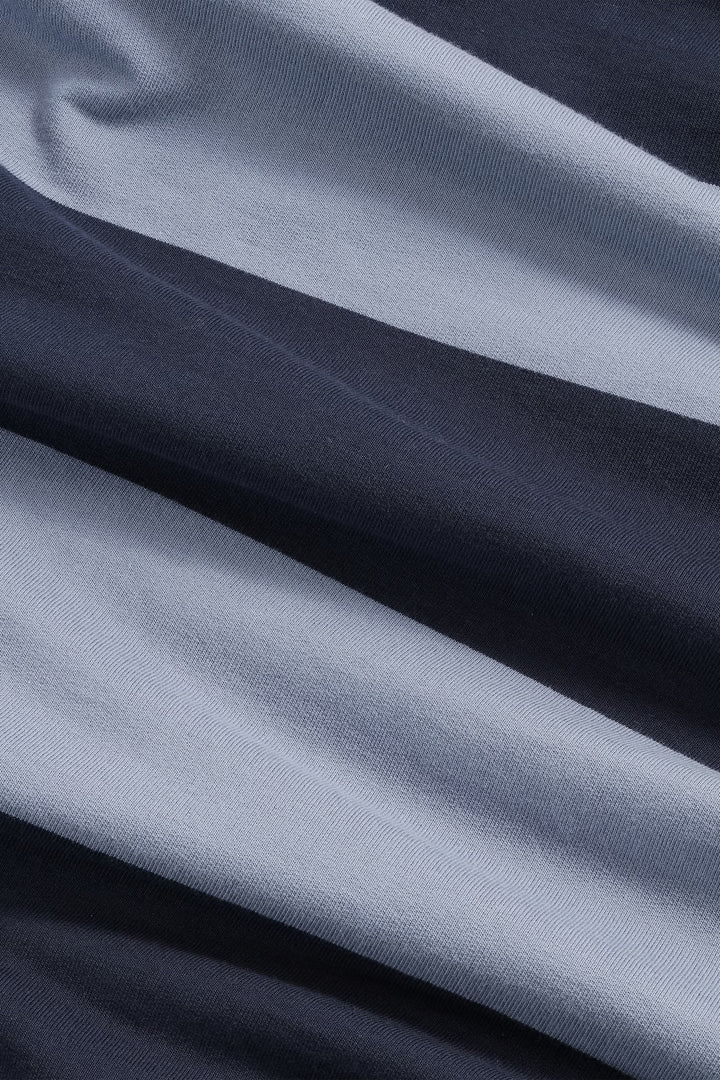 NN. 07 - David Polo Sweatshirt Blue Stripe