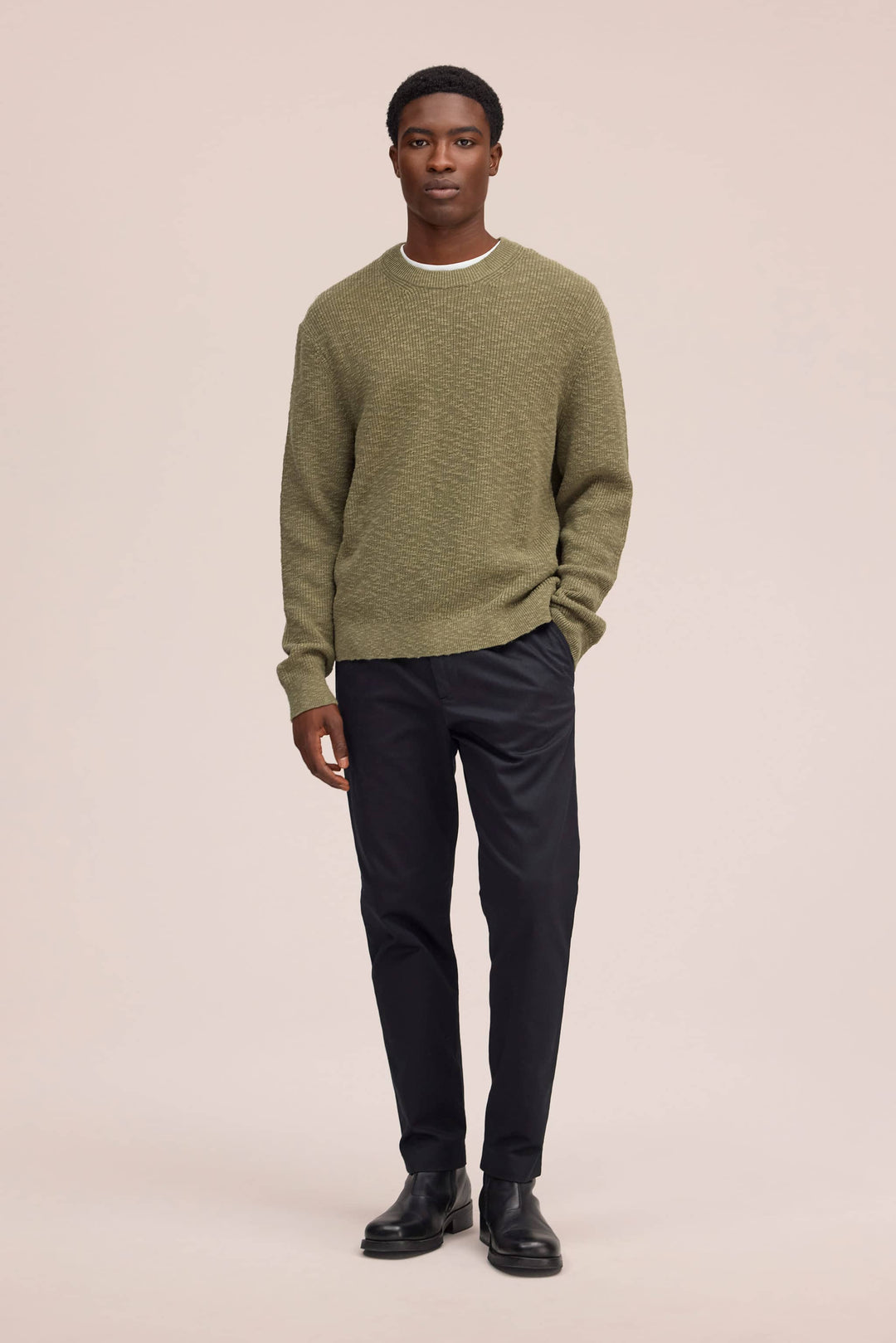 NN. 07 - Russell Crewneck in Shadow Moss - Kalifornia Jean Bar