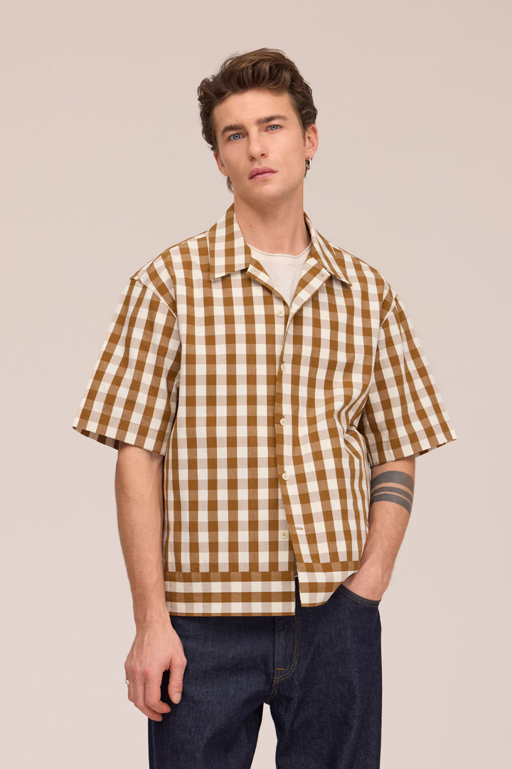 NN. 07 - Reed Shirt in Brown Check