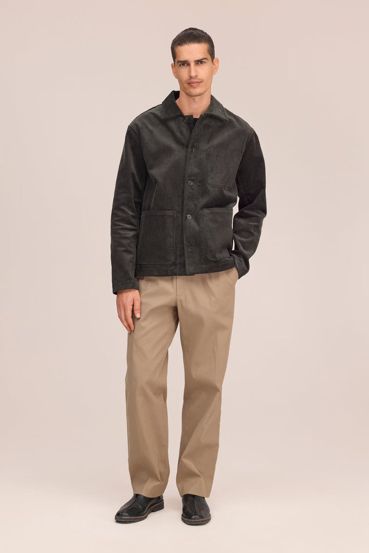 NN. 07 - Morgan Casual Corduroy Overshirt Army Green