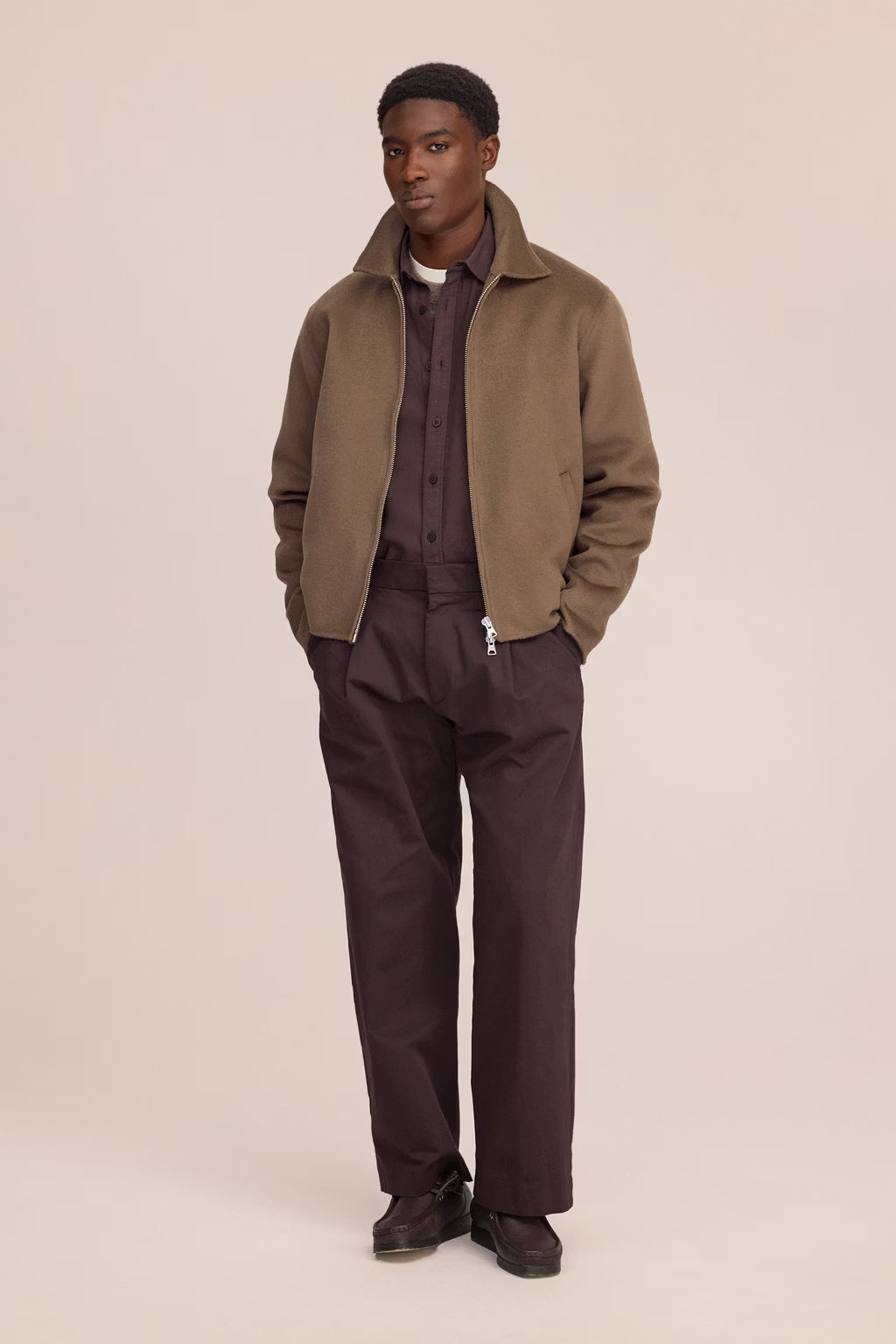 NN. 07 - Arlo Brushed Wool Blend Jacket in Desert Clay