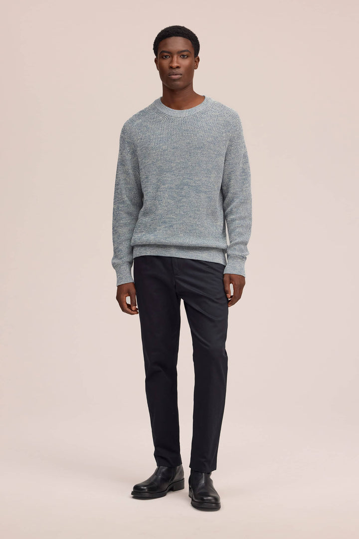 NN. 07 - Evan Crewneck in Concrete Sky - Kalifornia Jean Bar