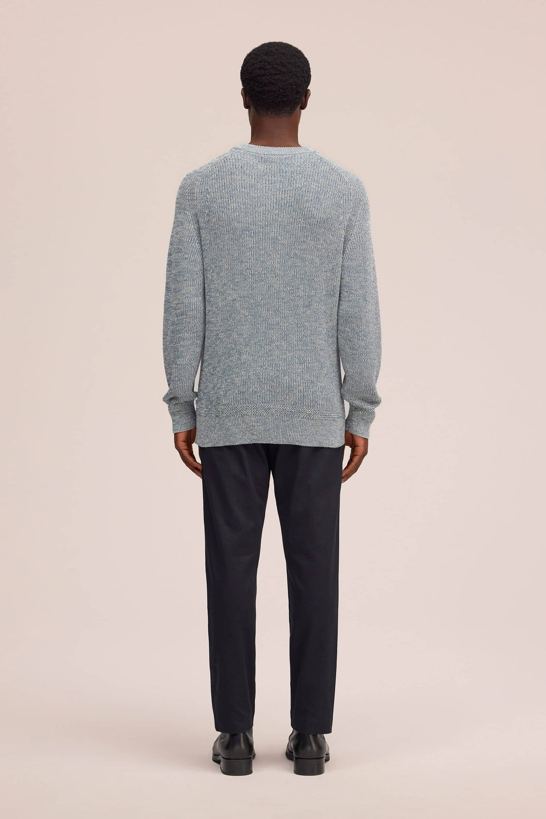 NN. 07 - Evan Crewneck in Concrete Sky - Kalifornia Jean Bar